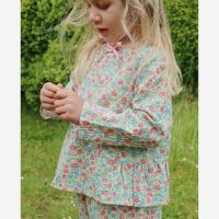 Bluse Elin Blumenmuster Bio-Baumwolle