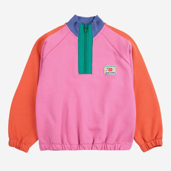 Sweatshirt Smiling Color Block